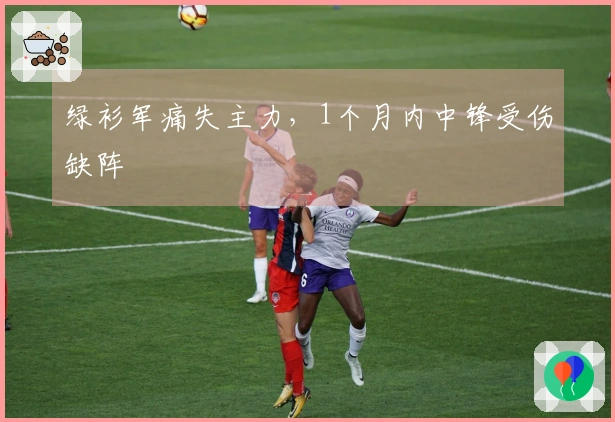 绿衫军痛失主力，1个月内中锋受伤缺阵